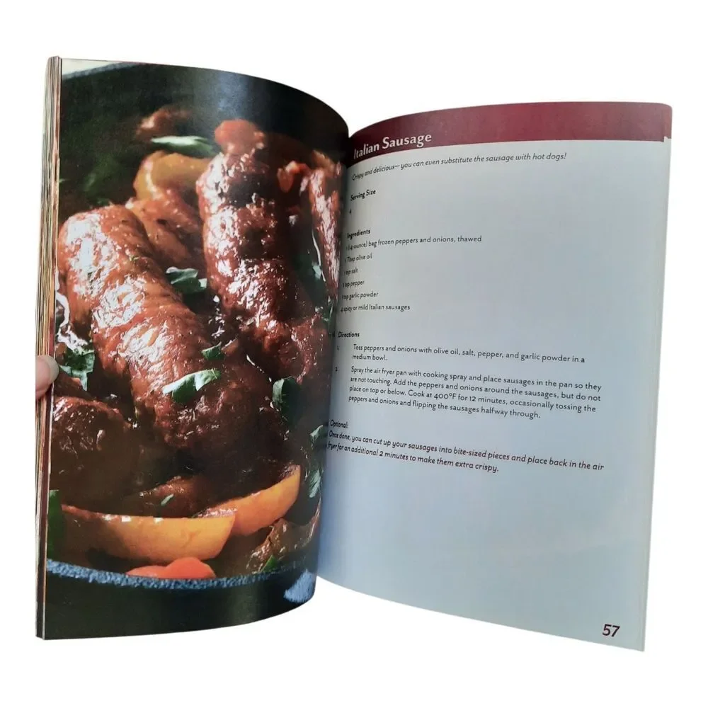 Air Fryer Made Simple Cookbook - Red Cover